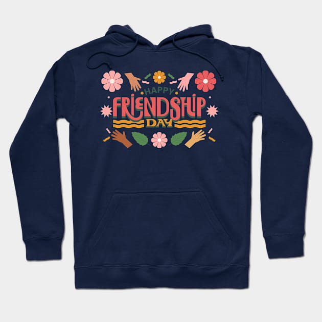 Happy Friendship Day Hoodie by Mako Design 